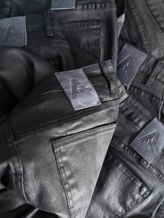 Waxed Denim Jean