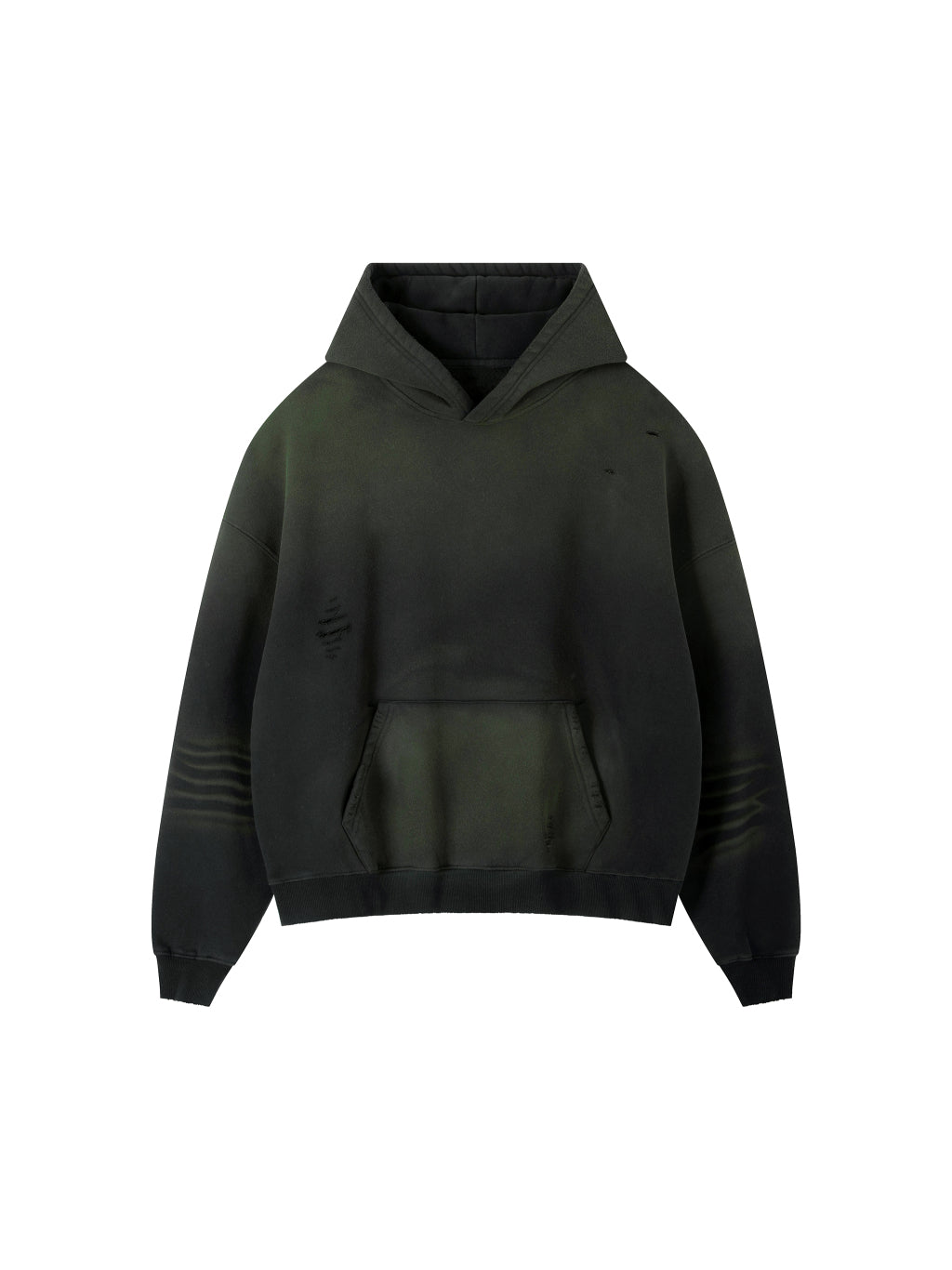 A+ Frayed Sunfade Boxy Hoodie