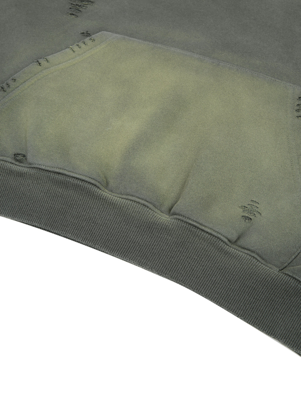 A+ Frayed Sunfade Boxy Hoodie